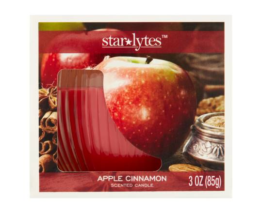 Starlytes Scented Candle, Apple Cinnamon (3 oz)