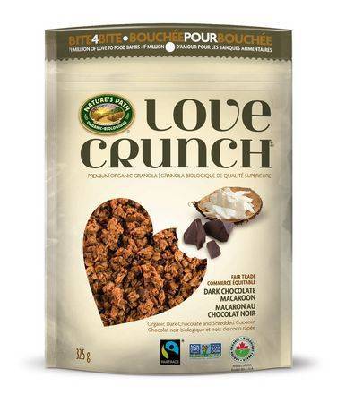 Nature's path macaron au chocolat noir (325 g) - love crunch dark chocolate macaroon granola (325 g)
