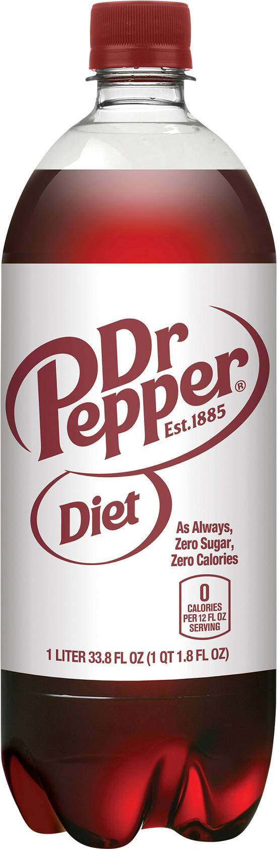 Dr Pepper Diet Soda (1 L)