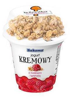 Bakoma Jogurt Krem Malinowy (230 g)