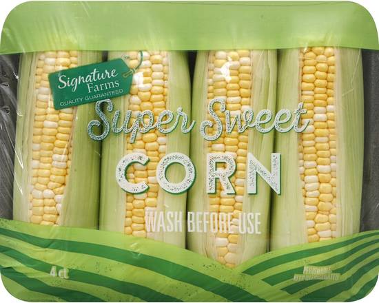 Signature Farms · Corn Super Sweet (4 ears)