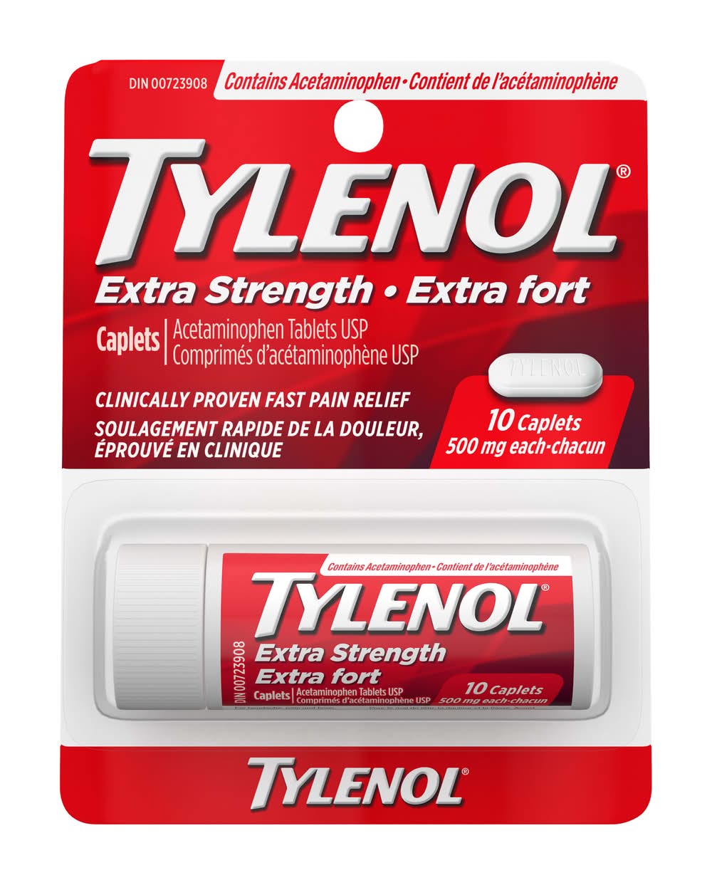 Tylenol Extra Strength 500mg Caplets (20 g)