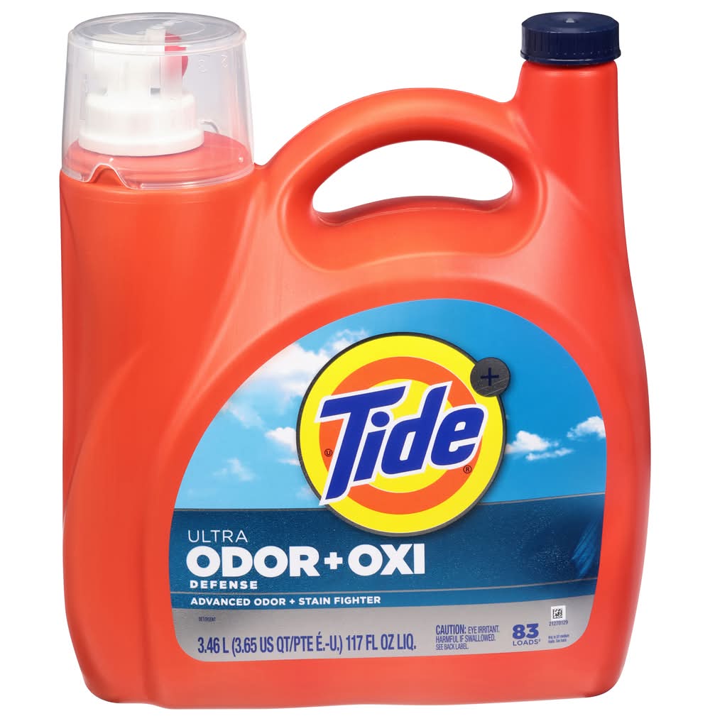 Tide He Ultra Odor Oxi Defense Liquid Laundry Detergent (117 fl oz)