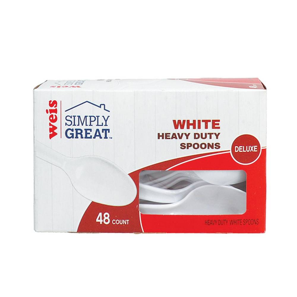 Simply Great Heavy Duty Cutlery Spoons (48 ct)