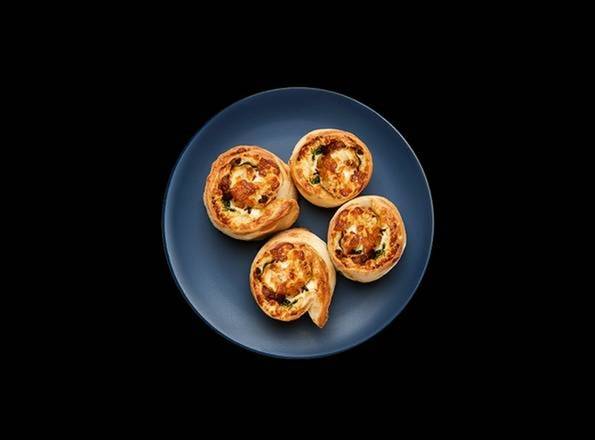 Sundried Tomato, Basil and Feta Scrolls