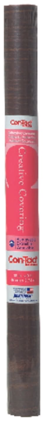 Con-Tact Creative Covering 9 Ft. L X 18 In. W Walnut Wood Grain Shelf Liner