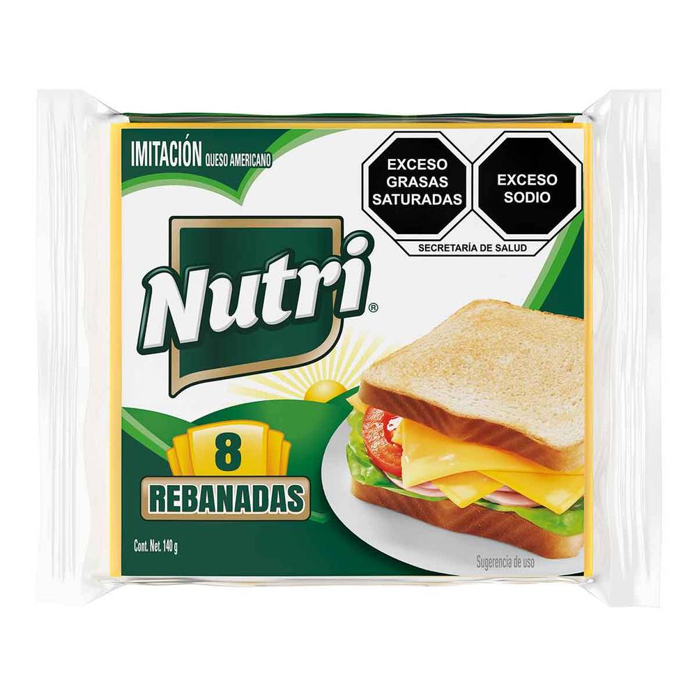 Nutri · Imitación queso americano (140 g)