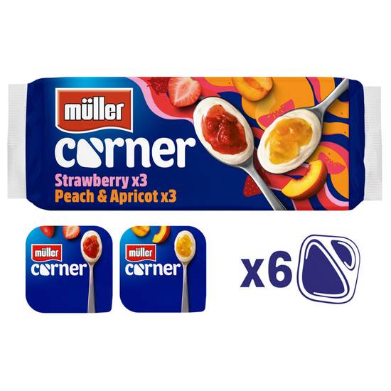 Müller Corner Delicious, Creamy Yogurt Family Pack 6 x 136g (816g)