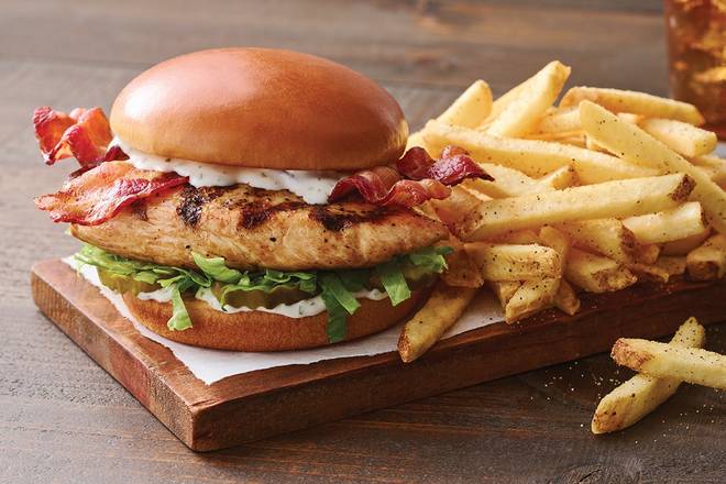 NEW Grilled Chicken Bacon Ranch Sandwich