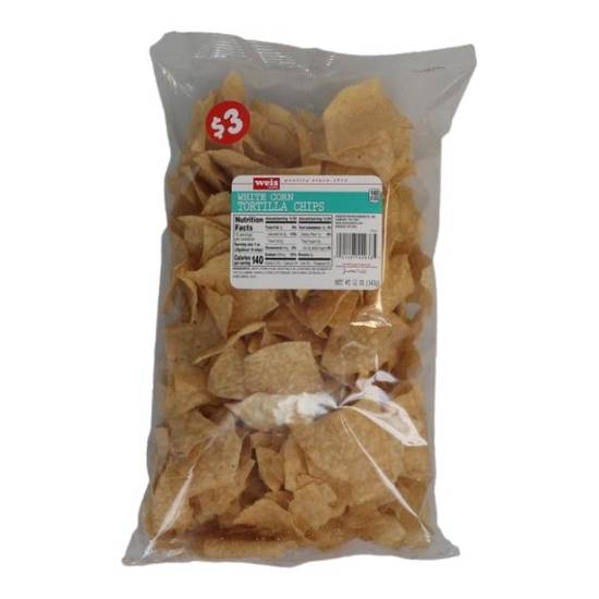 Weis Quality White Corn Tortilla Chips