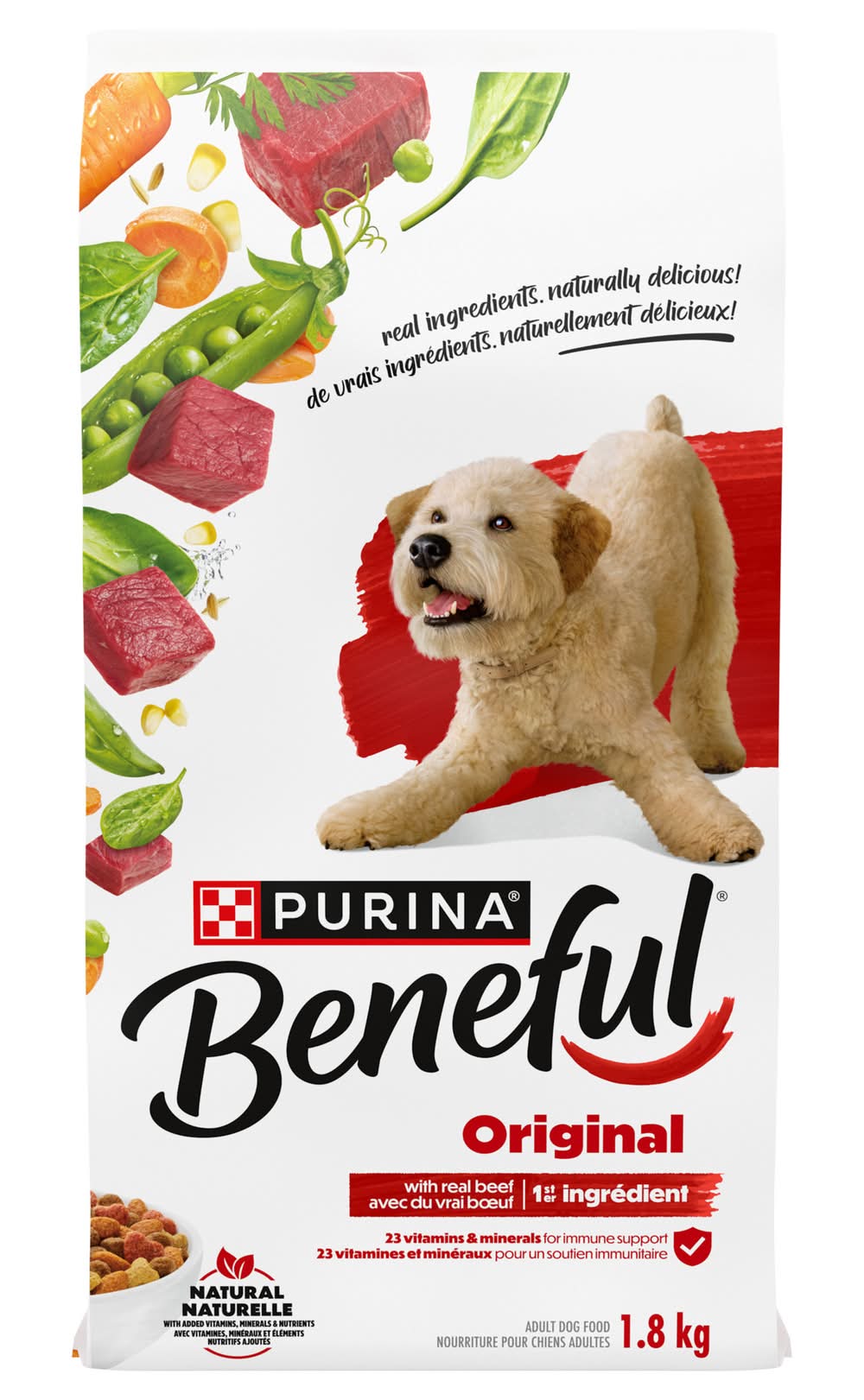 Purina Beneful Originals With Beef Dog Food (1.8 kg)