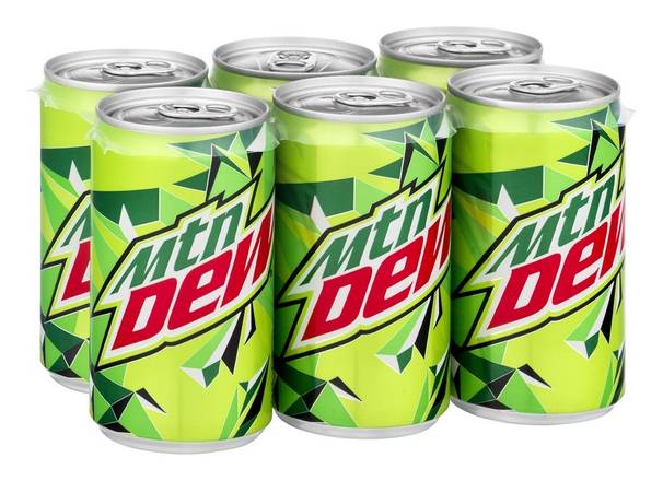 Order Mountain Dew Cola (7.5 oz x 6 ct) food online from Rite Aid store, Shawnee on bringmethat.com