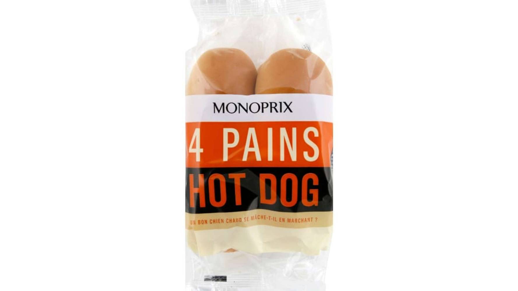Monoprix Pains Hot Dog Le paquet de 4,250g