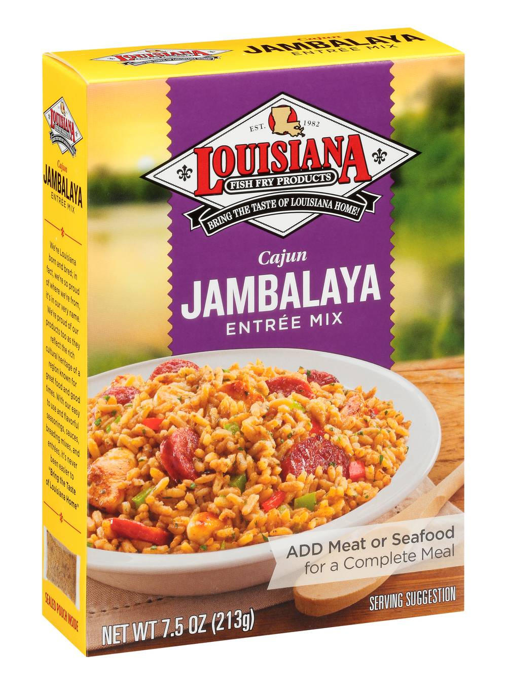 Louisiana Fish Fry Products Cajun Jambalaya Entree Mix (7.5 oz)