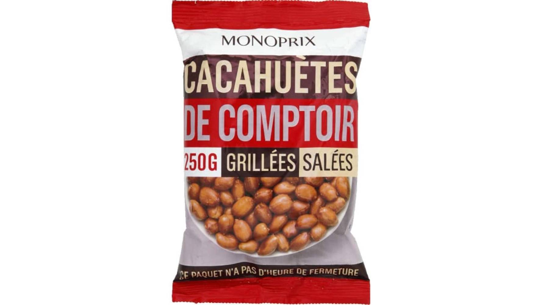 Monoprix Cacahuètes de comptoir grillées et salées Le sachet de 250g