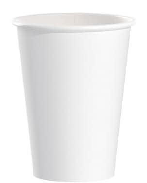 Solo Hot Paper Cups, White (50 ct)