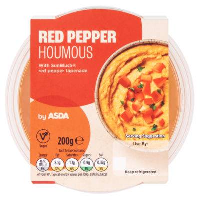 ASDA Red Pepper Houmous (200g)