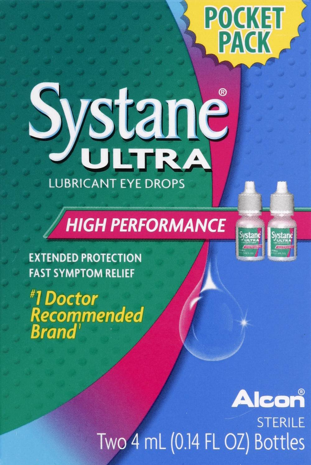 Systane Ultra Lubricant Eye Drops (4 ml, 2 ct)