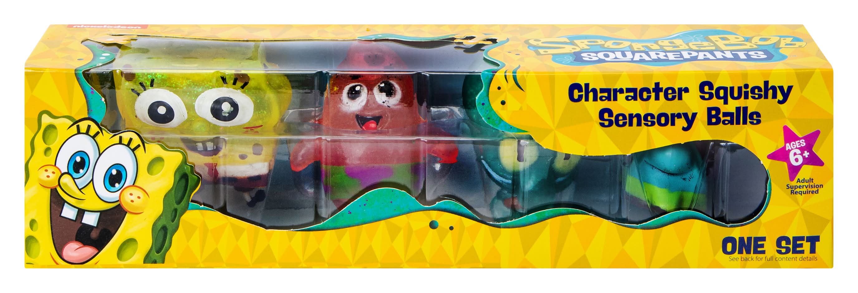 SpongeBob SquarePants Character Squishy Sensory Balls