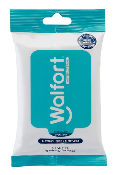 Walfort · Toallitas antibacterial sin alcohol (10 un)