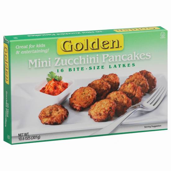 Golden Mini Zucchini Pancakes (16 ct)