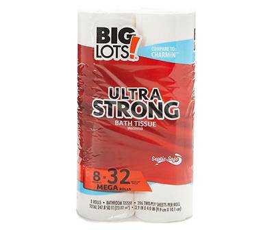 Big Lots Ultra Strong Bath Tissue Mega Rolls