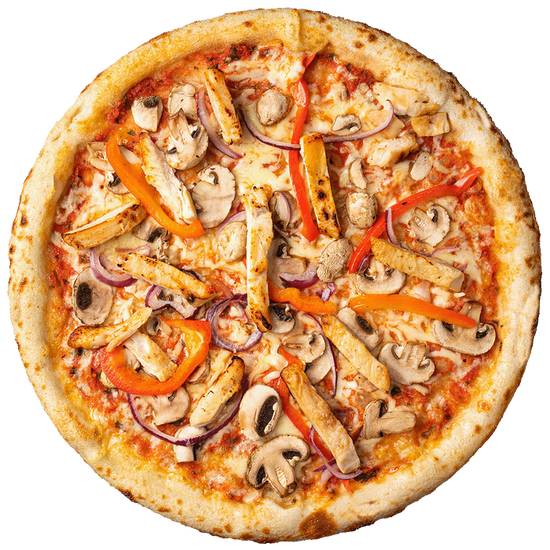 Pizza Pollo Con Extra