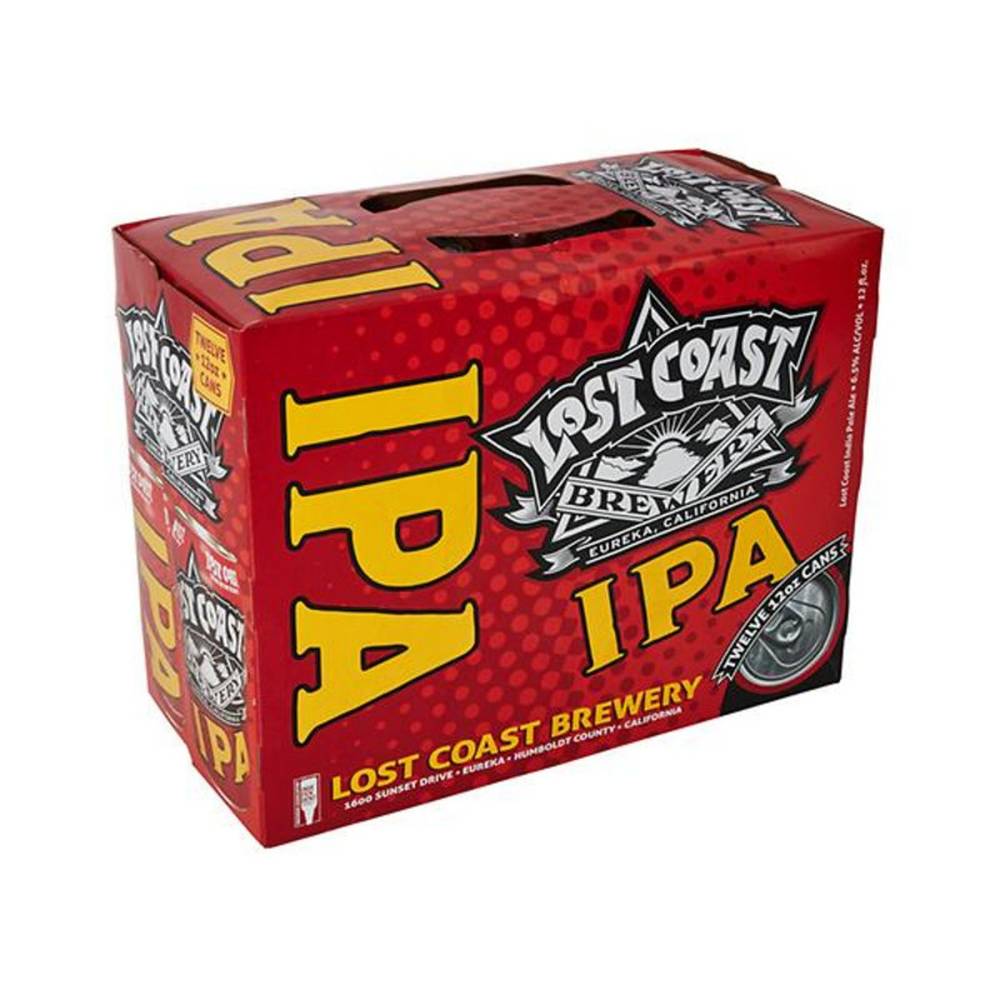 Lost Coast Brewery Ipa Beer (12 pack, 12 fl oz)