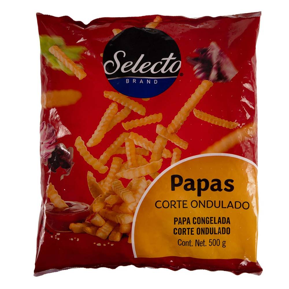 Selecto · Papas congeladas corte ondulado (500 g)