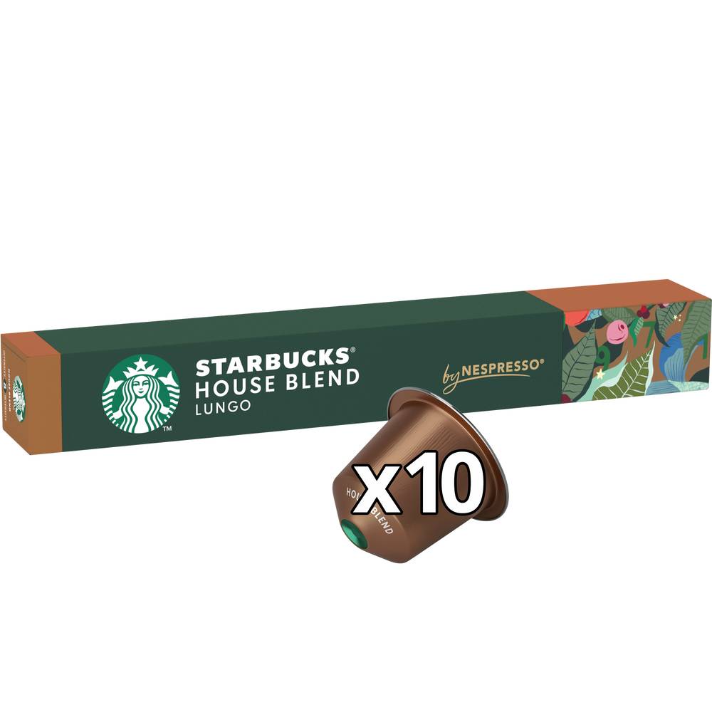 Starbucks - Café capsules compatibles nespresso (10 pièces, 57 g)