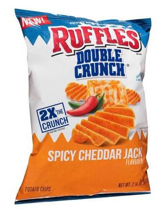 Ruffles Double Crunch Spicy Cheddar Jack 2 3/8 oz