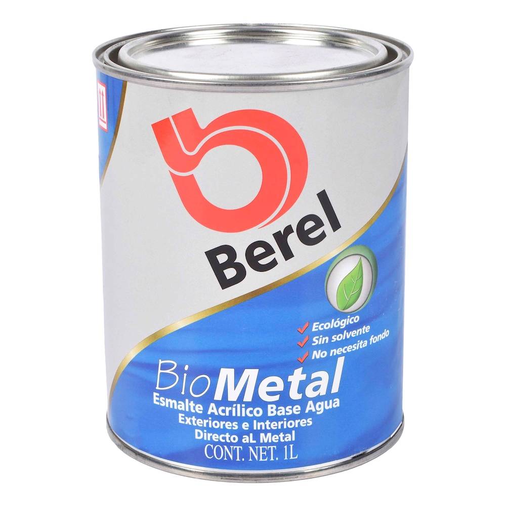 Berel esmalte acrílico base agua blanco (bote 1 l)