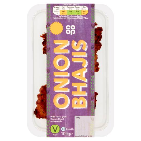 Co-op Onion Bhajis (100g)