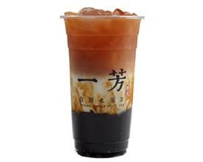 Black Sugar Pearl Black Tea Latte ⿊糖粉圓鮮奶茶
