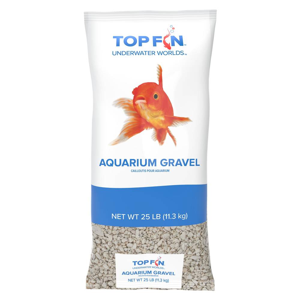 Top Fin® Premium Aquarium Gravel - Bright White (Size: 25 Lb)