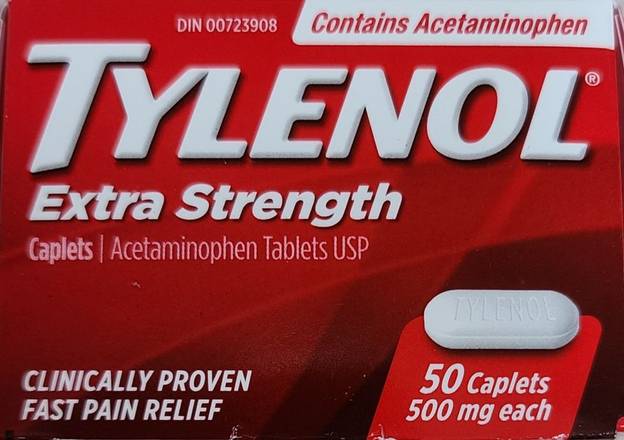 Tylenol Extra Strength (50 caplets)