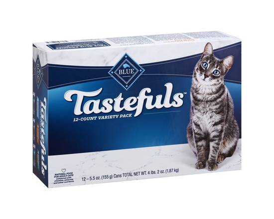 Blue Buffalo · Tastefuls Adult Cat Food Variety Pack (12 x 5.5 oz)