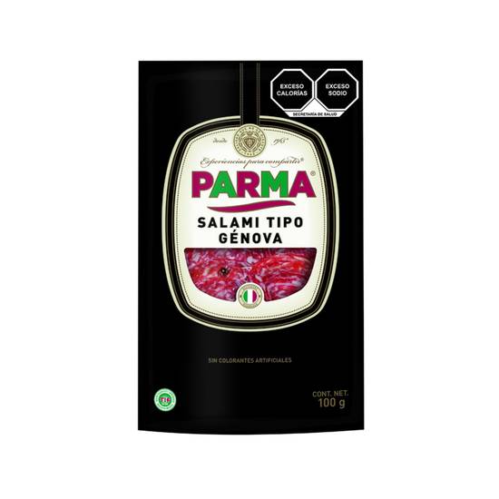 Parma salami tipo génova (resellable 100 g)