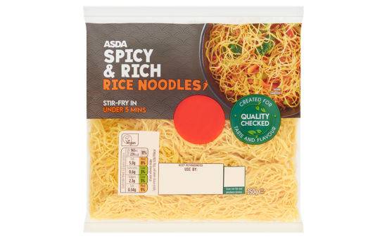Asda Spicy & Rich Rice Noodles 250g