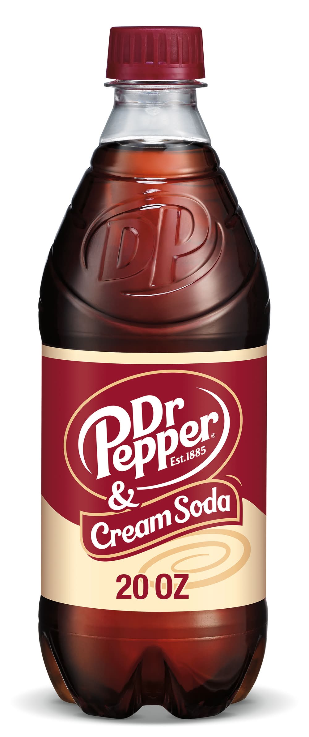 Dr Pepper Soft Drink, Cream Soda (20 fl oz)