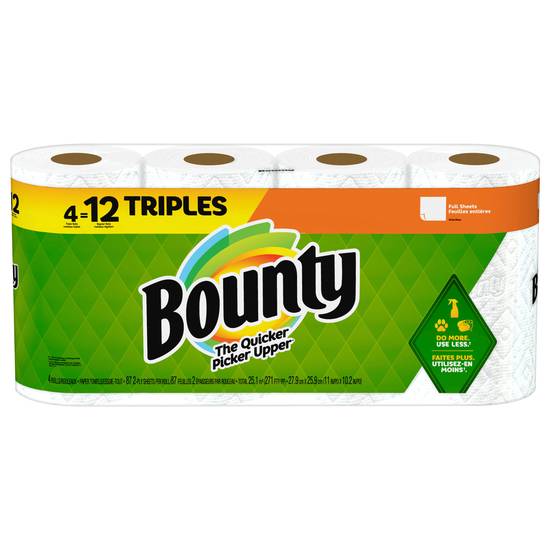 Bounty Full Sheet Paper Towels (4 ct)