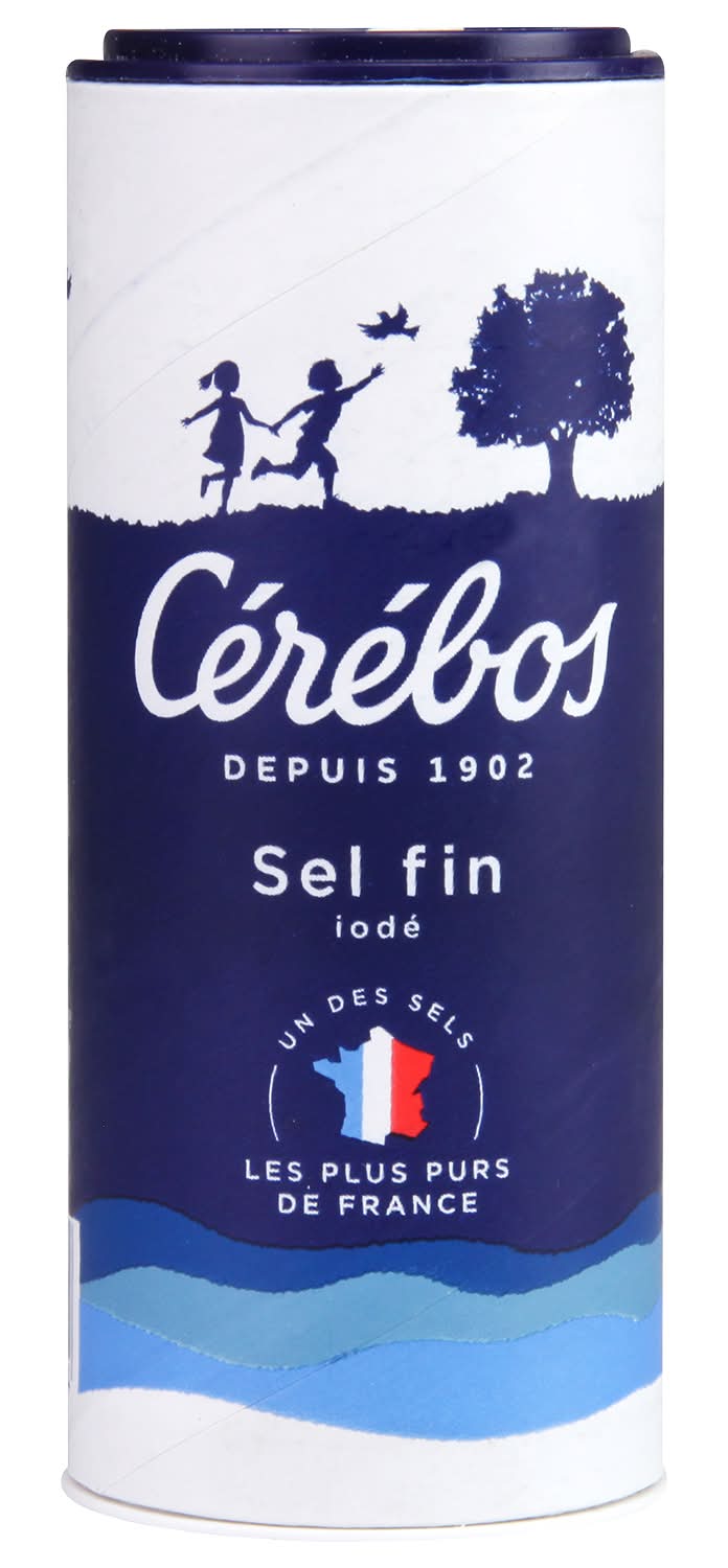 Cérébos - Sel fin iodé (125g)
