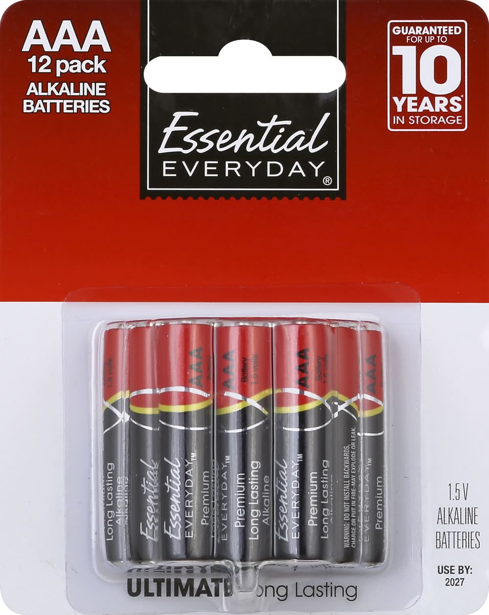 Essential Everyday Aaa Alkaline Batteries (6.4 oz)