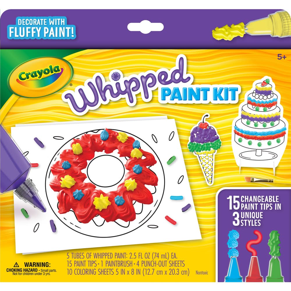 Crayola Whipped Paint Kit 5+ Years