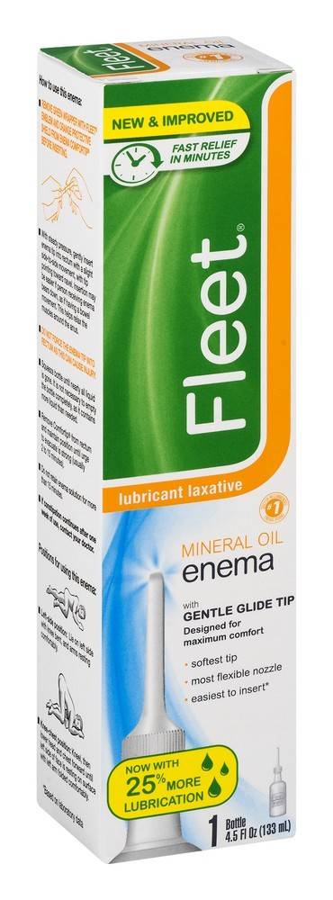 Fleet Lubricant Laxative Mineral Oil Enema (4.5 fl oz)