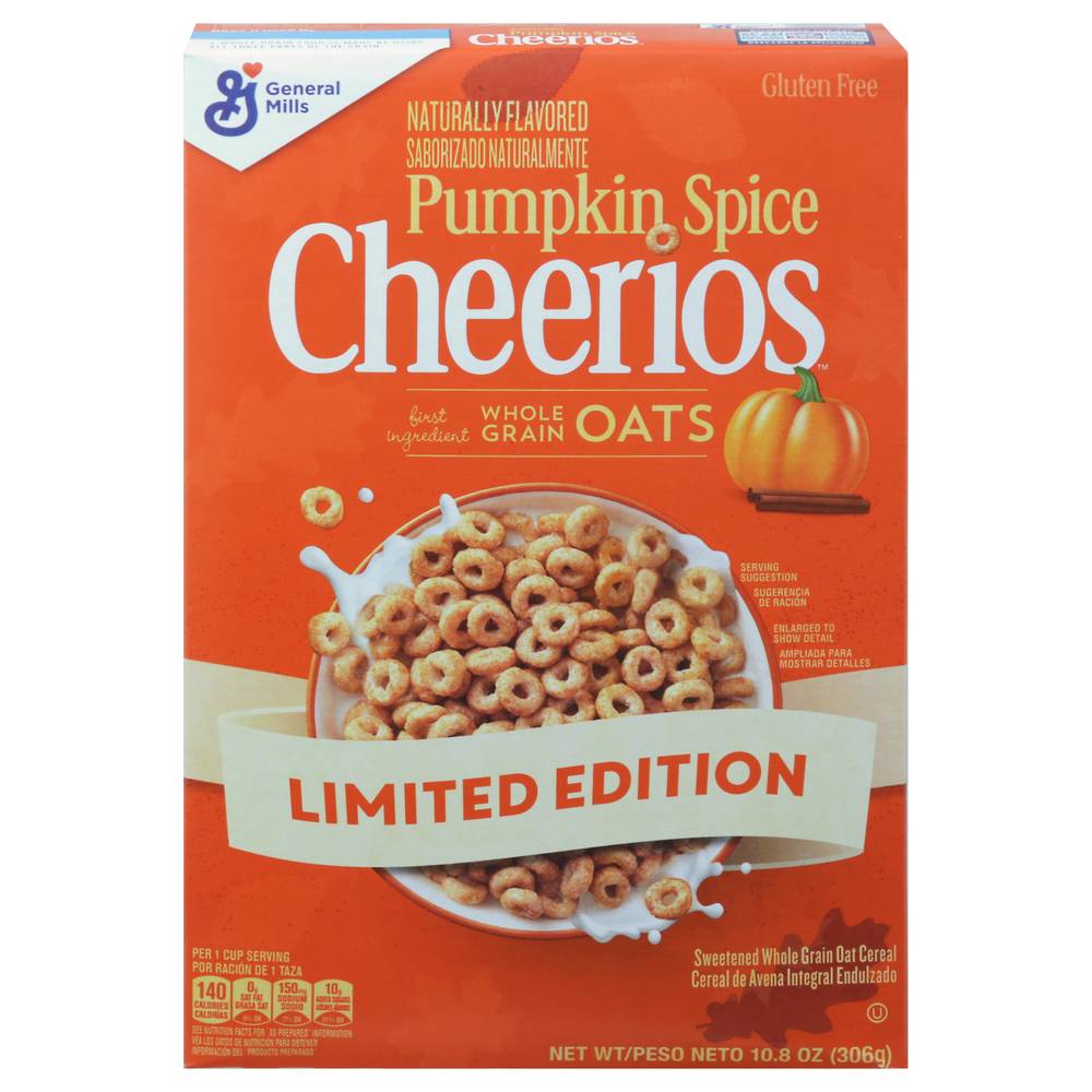 Cheerios Pumpkin Spice Oats Cereal (10.8 oz)