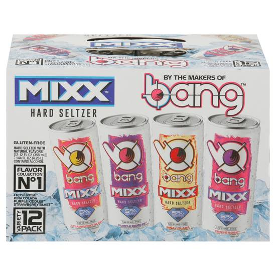 Bang Mixx Hard Seltzer Variety pack (12 ct, 12 fl oz)