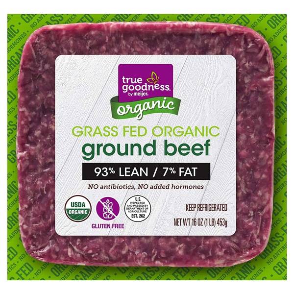 True Goodness Organic Grass Fed Ground Beef