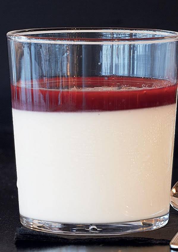 panacotta fruit rouges
