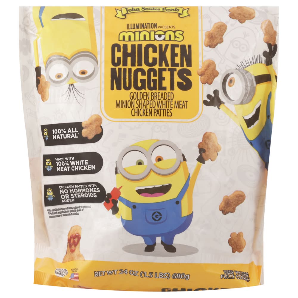 John Soules Foods Minions Chicken Breast Nuggets (24 oz)